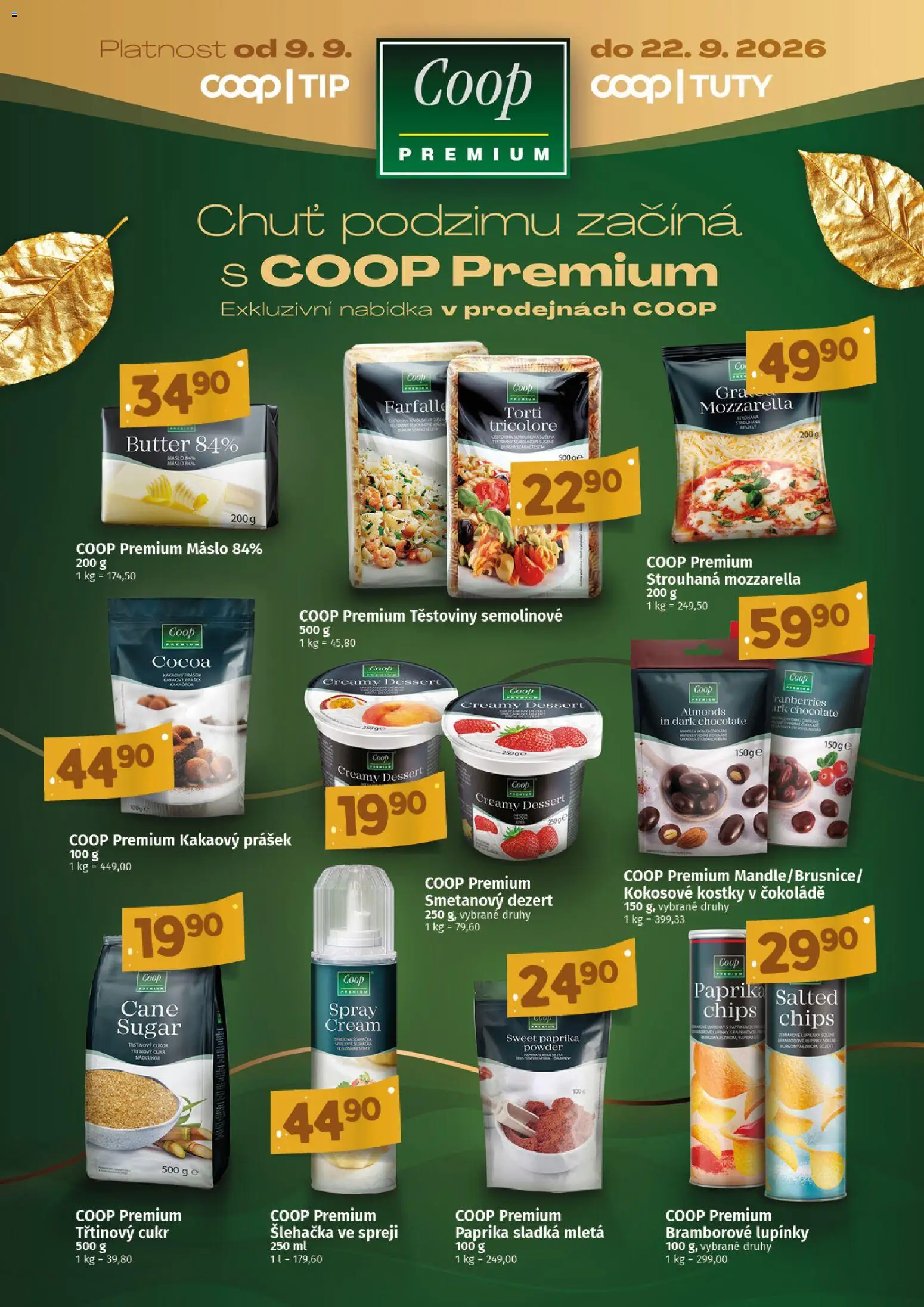 Náhled nabídky: Coop Coop leták - Premium platný od 09.09.2026