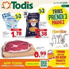 Anteprima dell'opuscolo Todis volantino Sicilia dal negozio Todis valido da 11/06/2026