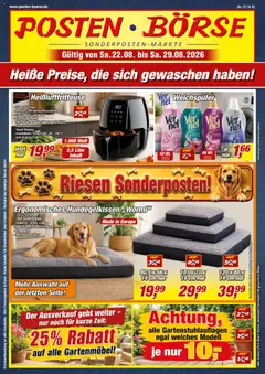 Vorschau von dem Prospekt des Geschäftes Posten Börse, gültig ab dem 22.08.2026