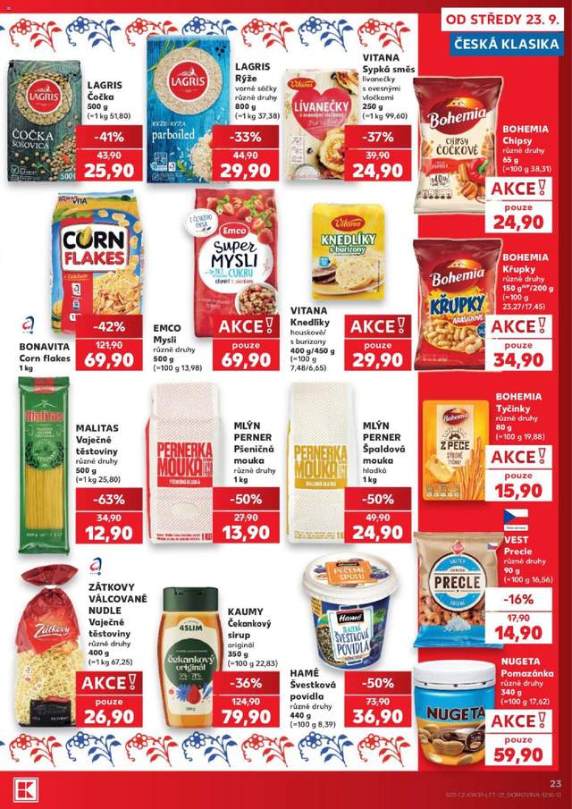 Nový Kaufland leták od 23.09.