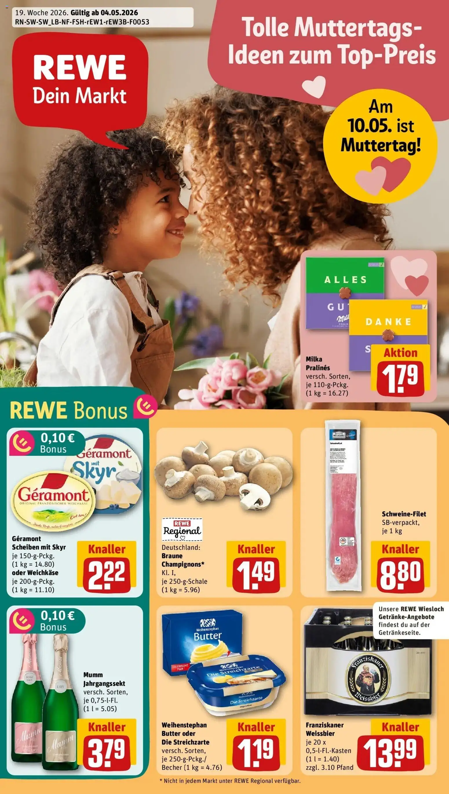 Vorschau von dem Prospekt des Geschäftes Rewe, gültig ab dem 04.05.2026