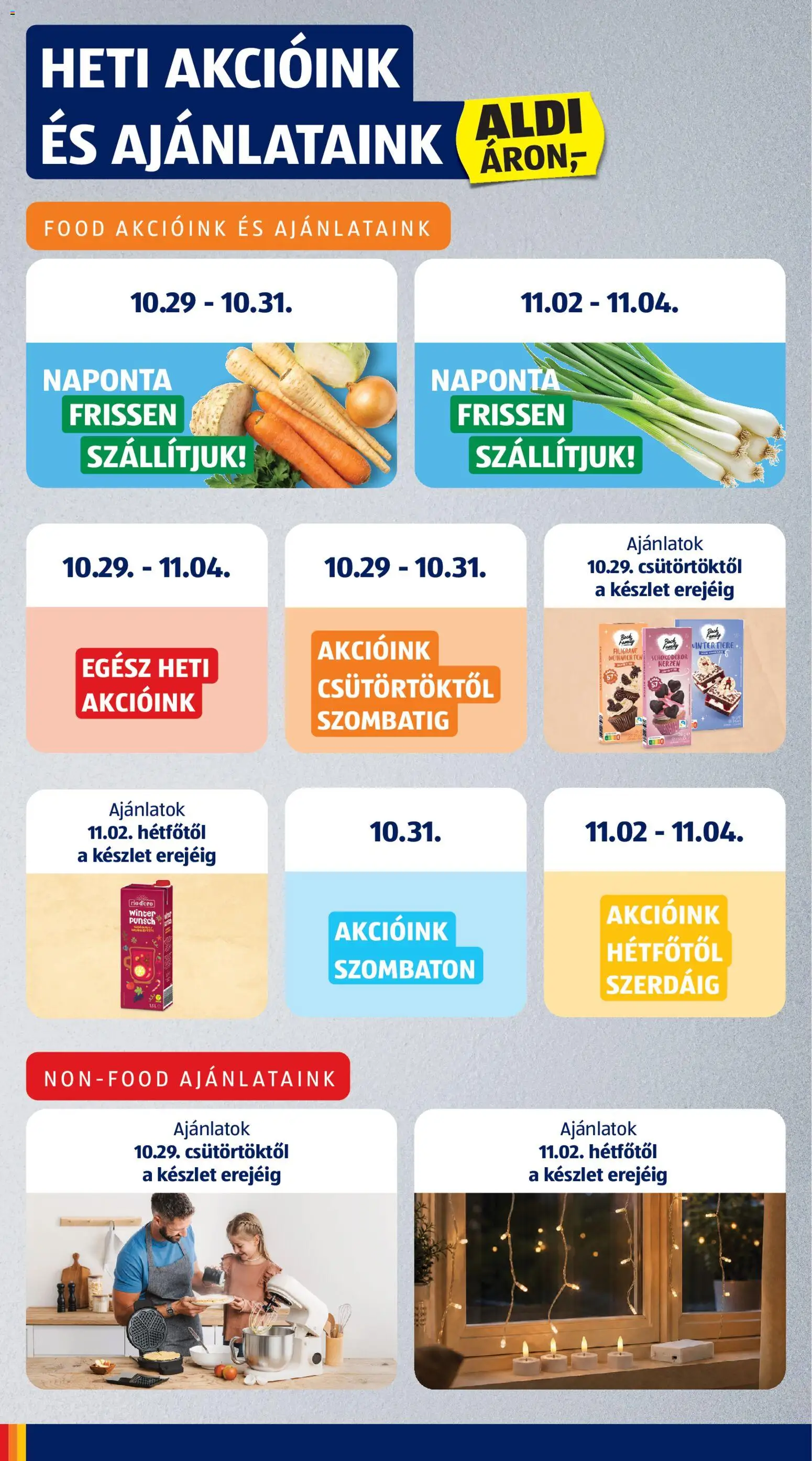 Aldi - Aldi akciós újság megtekintése, amely érvényes 2026.10.29.-től