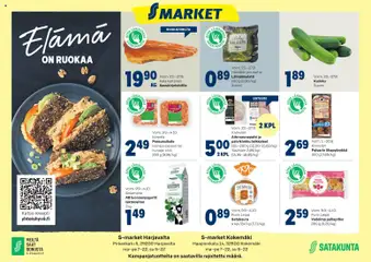 Kaupan S-market S-market Elámá Harjavalta Kokemäki esikatselu, voimassa 23/09/2026