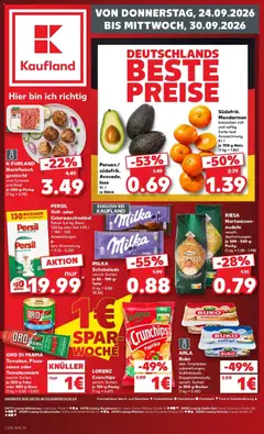 Vorschau von dem Prospekt des Geschäftes Kaufland, gültig ab dem 24.09.2026
