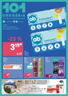 Náhľad 101 drogerie letáku platného od 08.07.2026