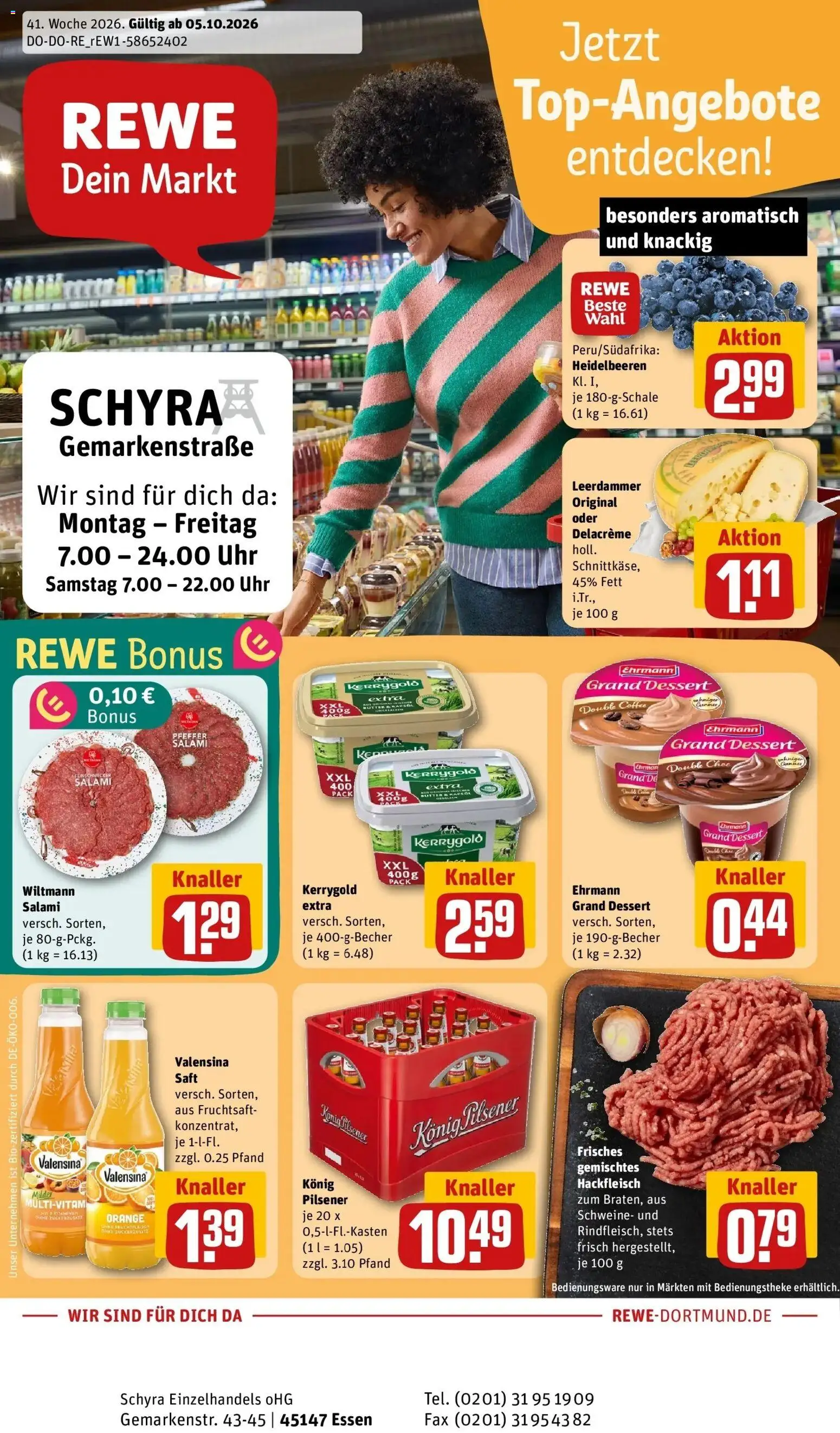 Vorschau von dem Prospekt des Geschäftes Rewe, gültig ab dem 05.10.2026