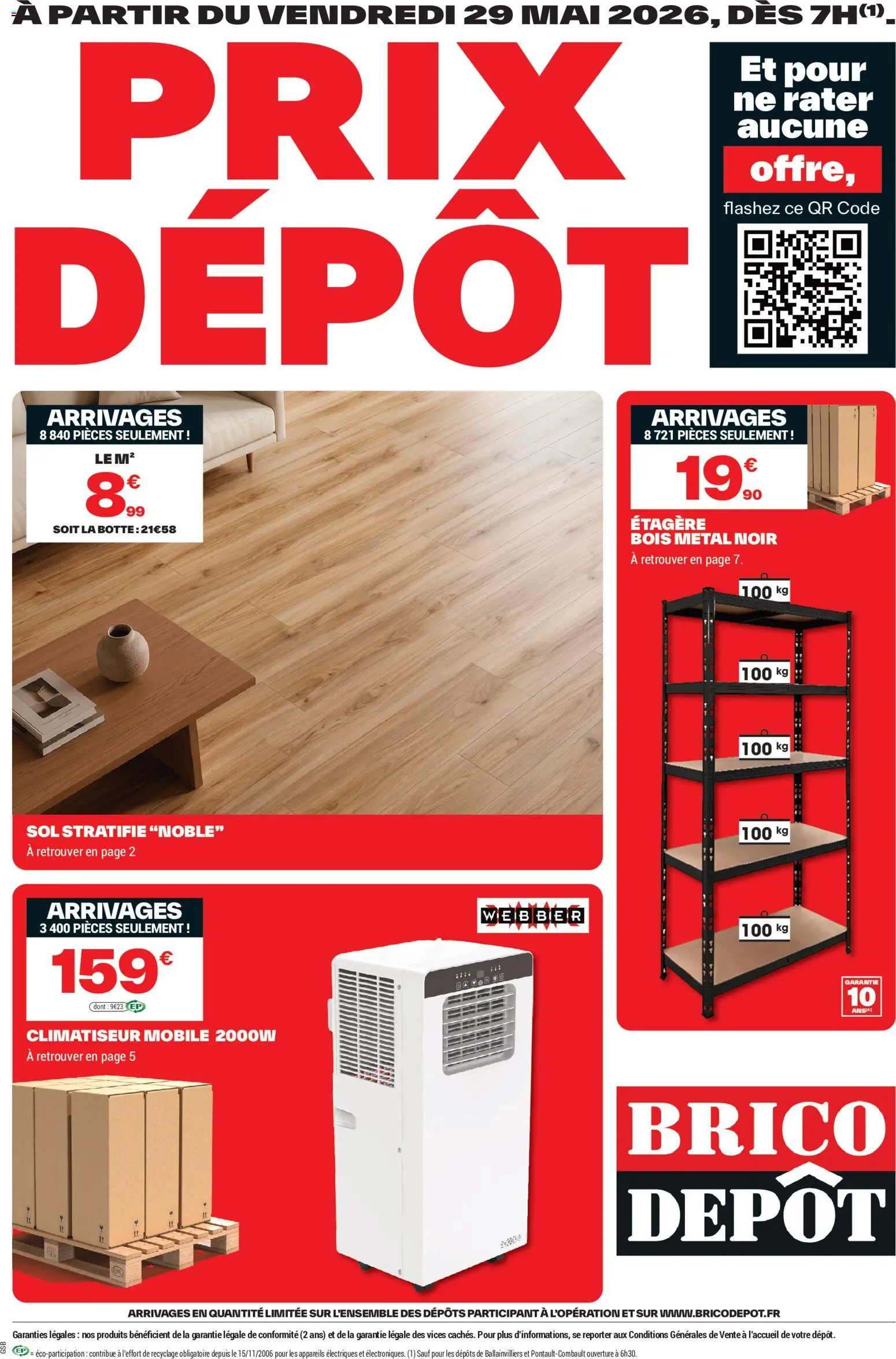 Prévisualisation de Brico Dépôt - Prix dépôt du magasin Brico Dépôt formulaire valide 29/05/2026