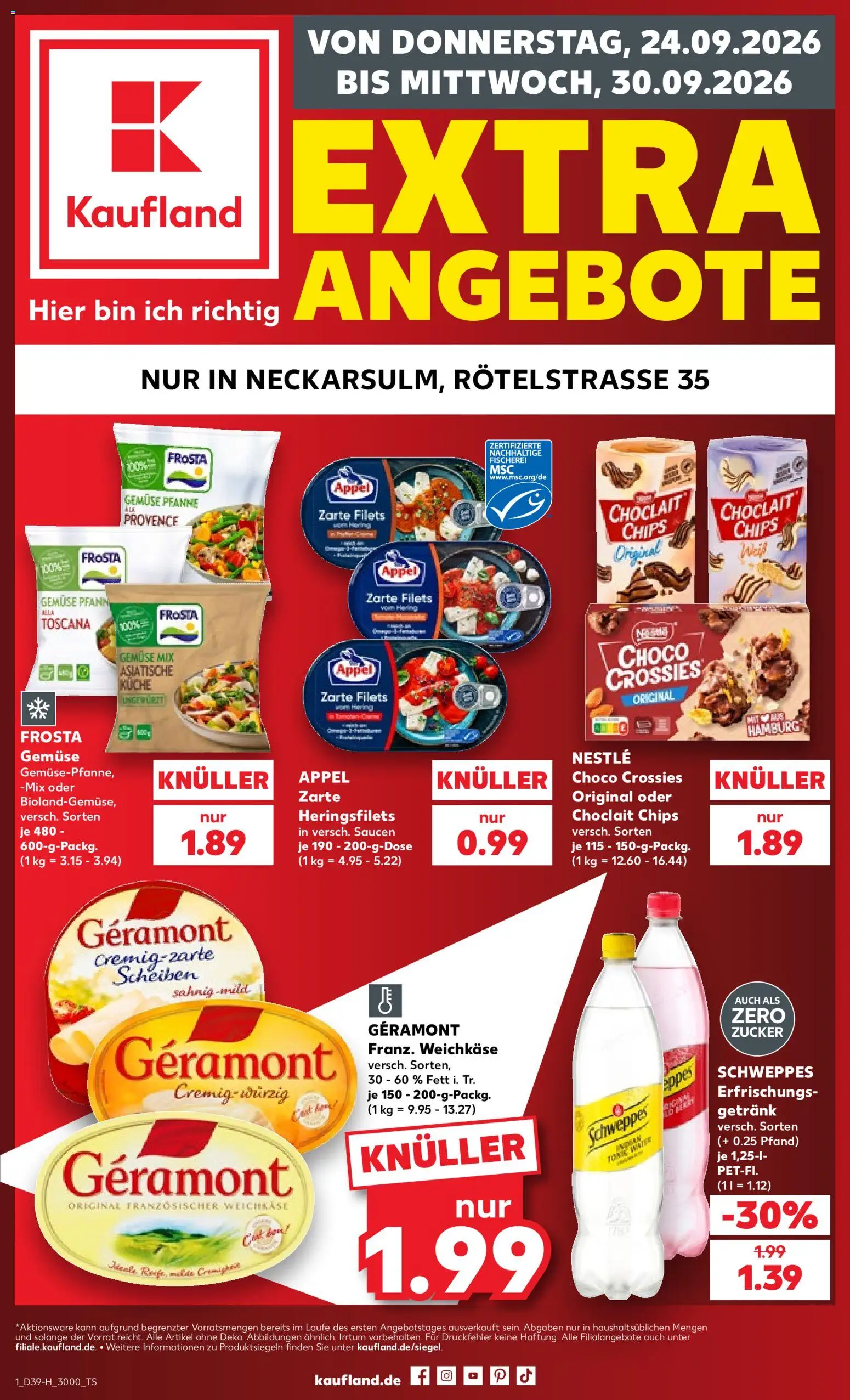 Voorbeeld van Kaufland DE -DE Folder van winkel Kaufland DE geldig vanaf 24-09-2026