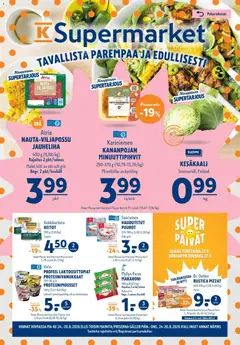 Kaupan K-Supermarket K-Supermarket tarjoukset esikatselu, voimassa 24/08/2026