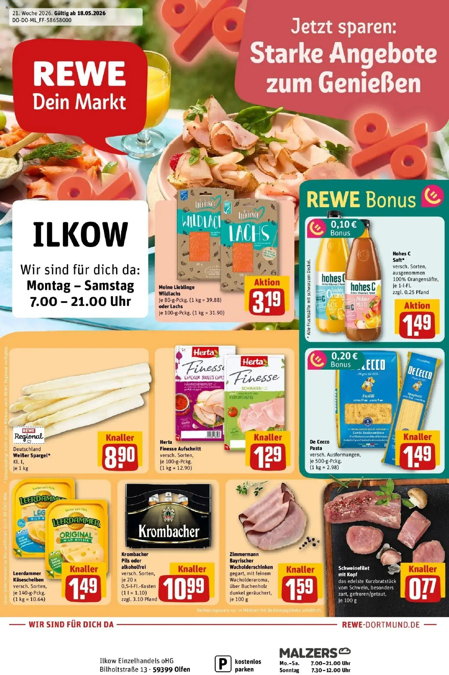 Vorschau von dem Prospekt des Geschäftes Rewe, gültig ab dem 17.05.2026