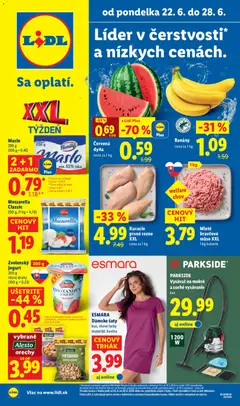 Náhľad Lidl letáku platného od 22.06.2026