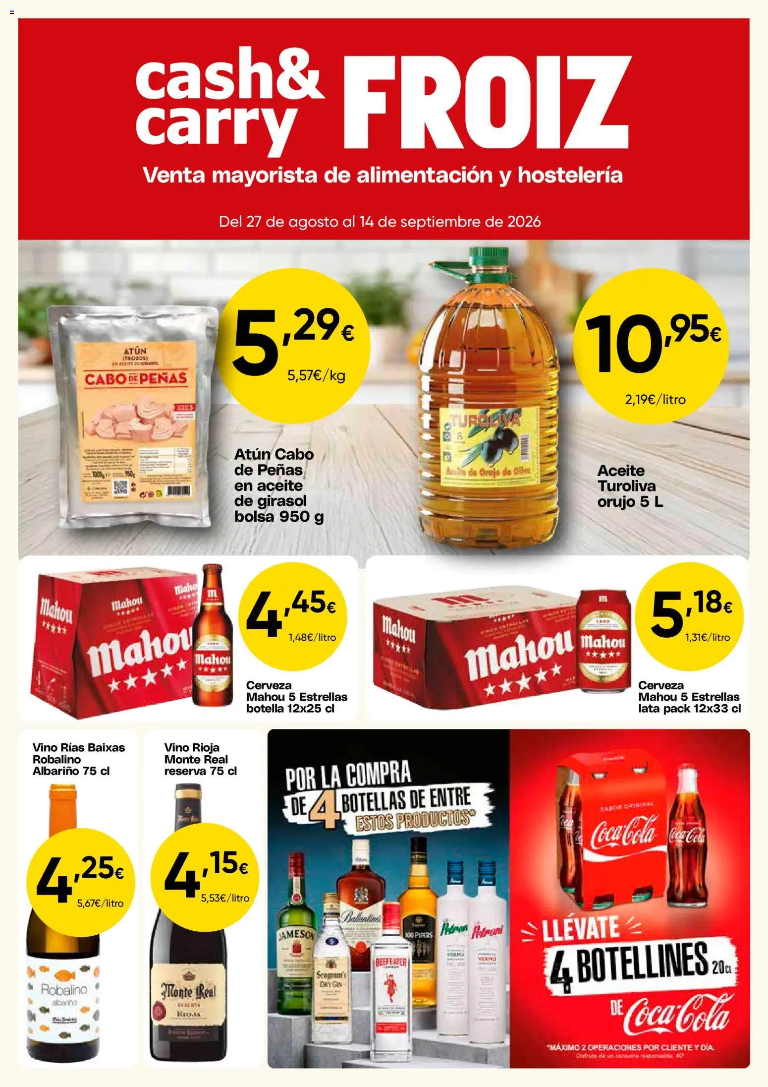 Vista previa del folleto de la tienda Froiz válido desde el 27/08/2026 