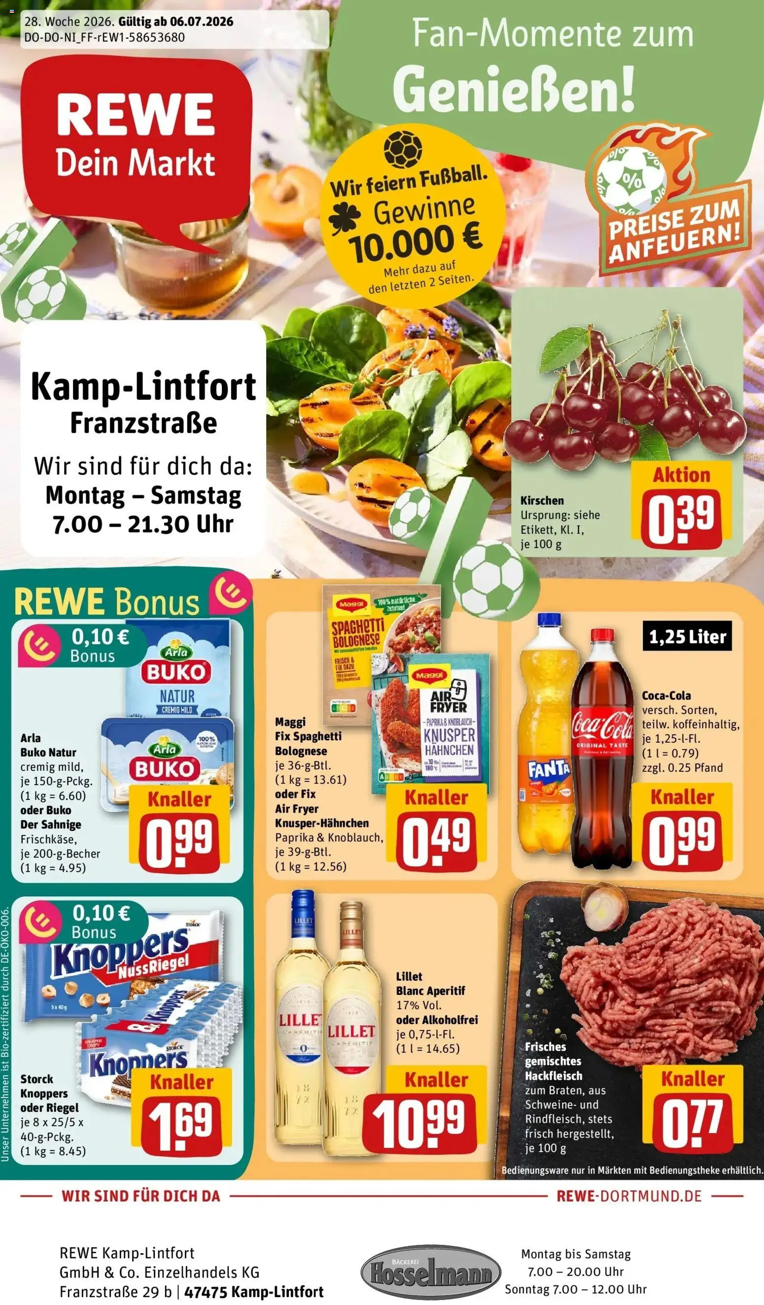 Vorschau von dem Prospekt des Geschäftes Rewe, gültig ab dem 05.07.2026