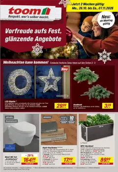 Vorschau von dem Prospekt des Geschäftes Toom Baumarkt, gültig ab dem 26.10.2026