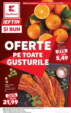Previzualizarea de cataloage: Kaufland Kaufland Miercurea Ciuc valabil de la 16.09.2026