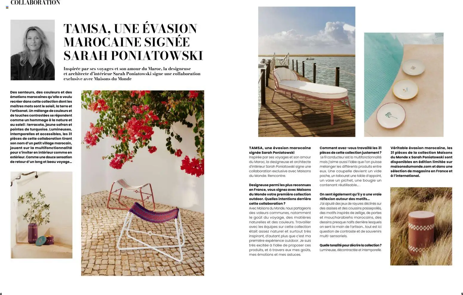 Prévisualisation de Maisons du Monde catalogue du magasin Maisons du Monde formulaire valide 02/09/2026 - Jeux, Safran, Mais, Table, Vase, Coupelle, Portes