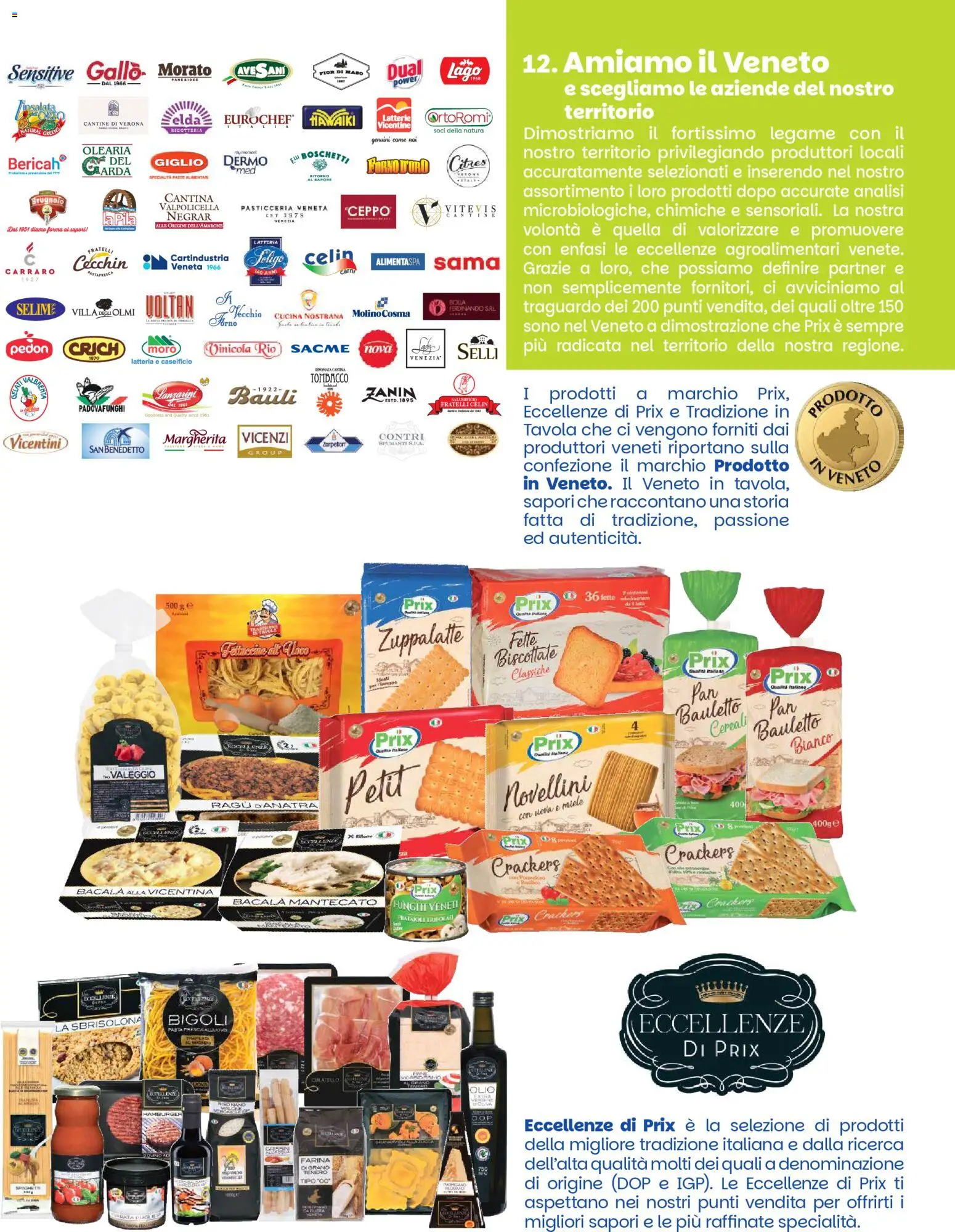 Anteprima dell'opuscolo Prix volantino Preganziol dal negozio Prix valido da 08/09/2026 - Miele, Ragú, Olio, Letto, Cereali, Cracker, Uova, Specialità