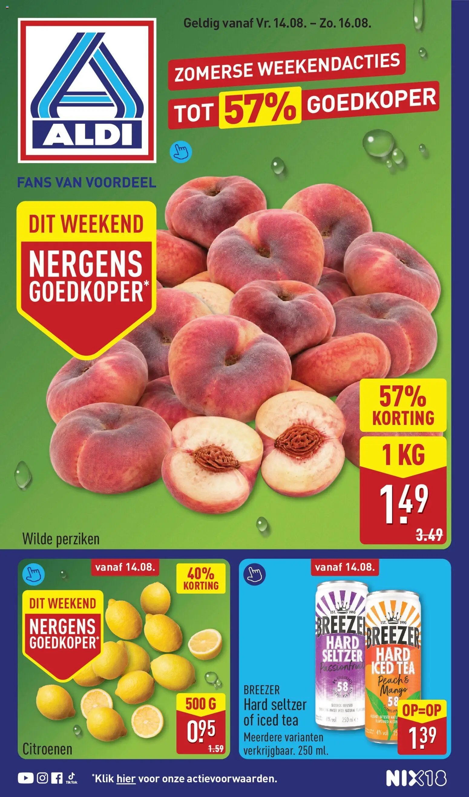 Voorbeeld van Aldi folder - Weekendfolder van winkel Aldi geldig vanaf 14-08-2026