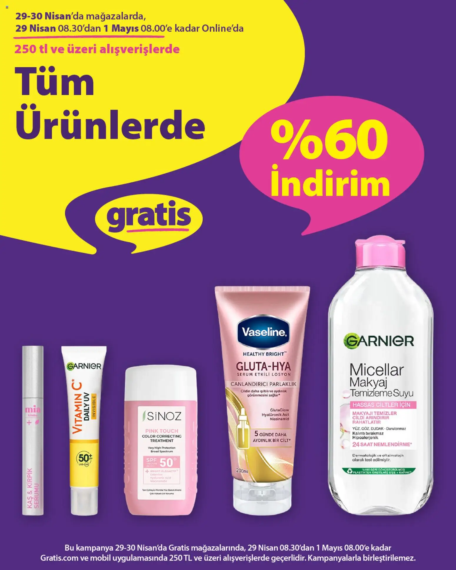 Gratis Gratis İndirim 29.04.2026 - Broşürünün önizlemesi