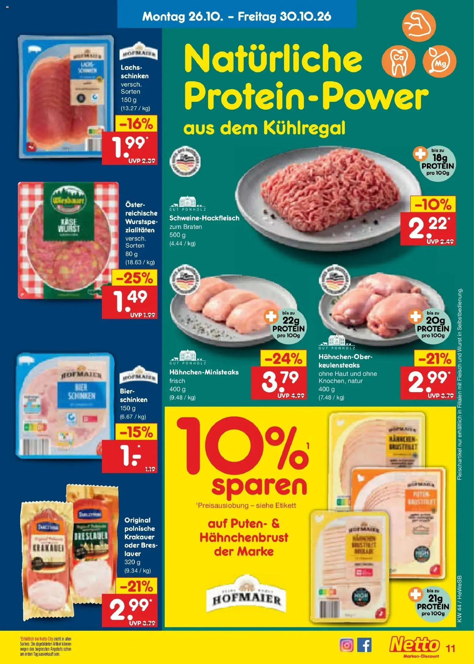 Vorschau von dem Prospekt des Geschäftes Netto Marken-Discount, gültig ab dem 26.10.2026