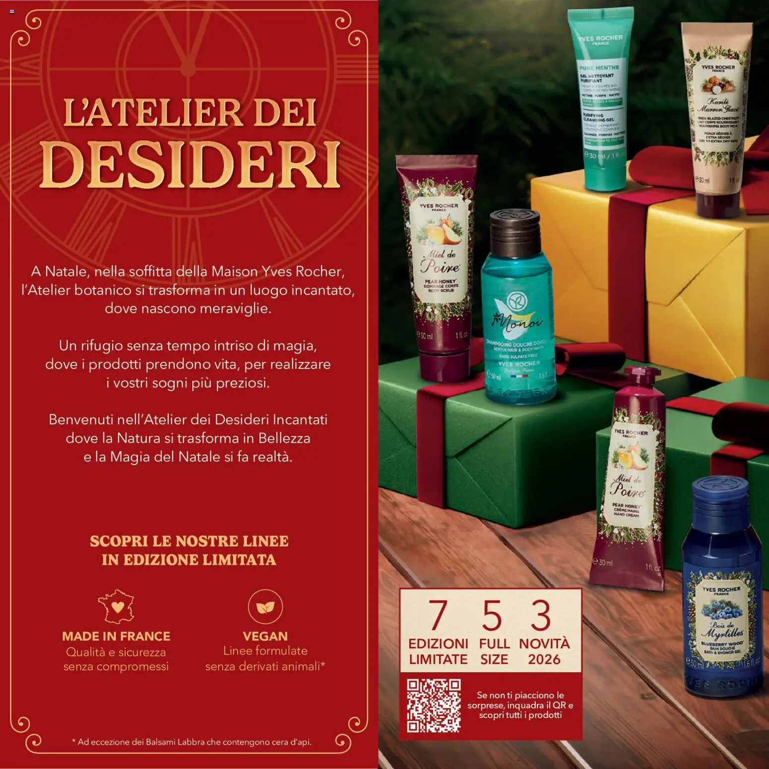 Anteprima dell'opuscolo Yves Rocher catalogo L'atelier Dei Desideri dal negozio Yves Rocher valido da 20/10/2026 - Vegan, Scrub