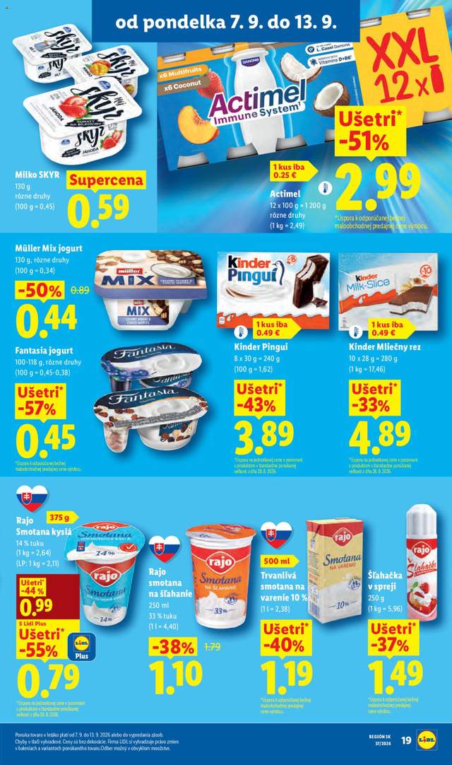 Nový Lidl leták od 07.09.
