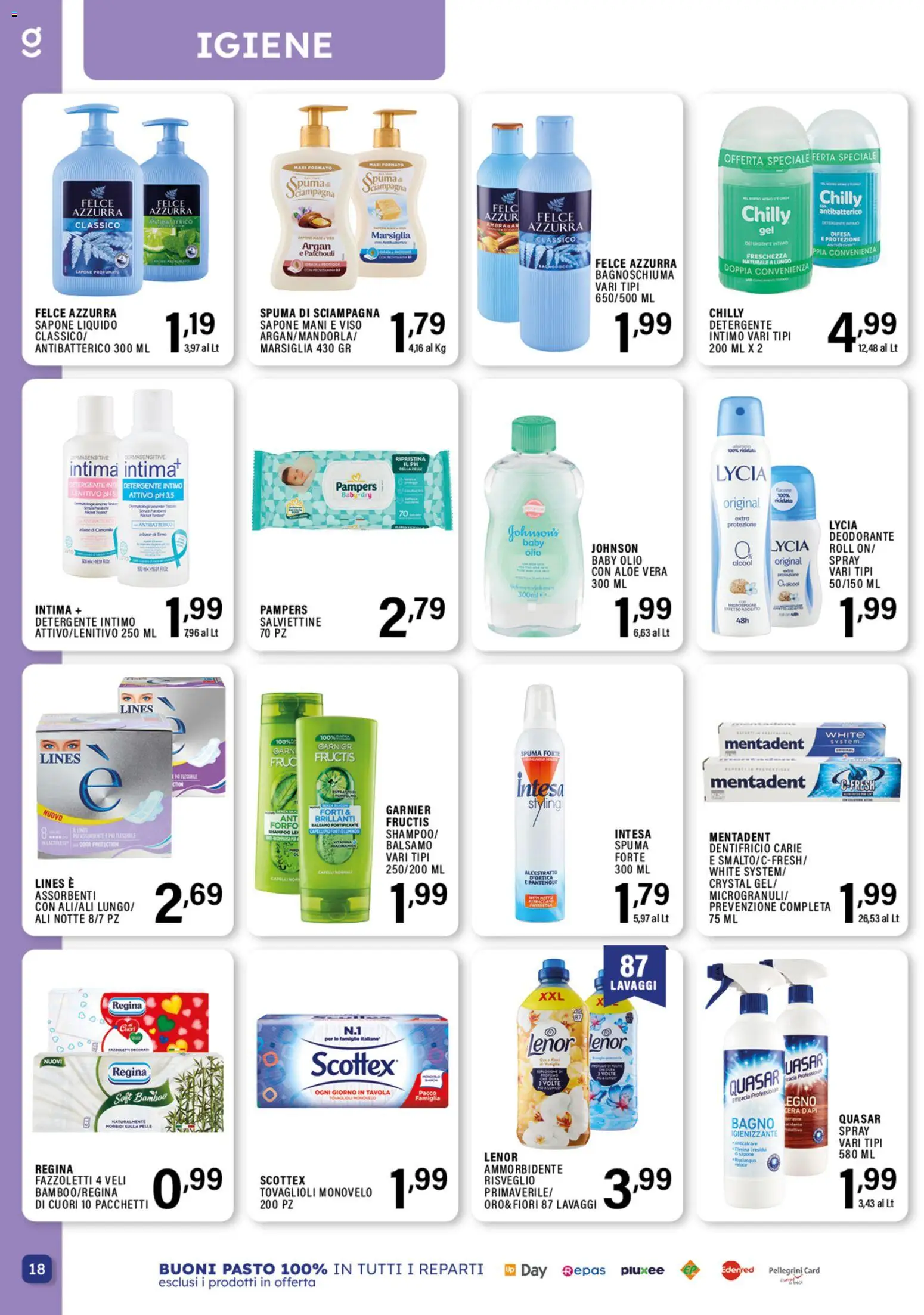Anteprima dell'opuscolo GECOP volantino dal negozio GECOP valido da 07/09/2026 - Fiori, Bagno, Shampoo, Ammorbidente, Assorbenti, Balsamo, Detergente intimo, Fazzoletti