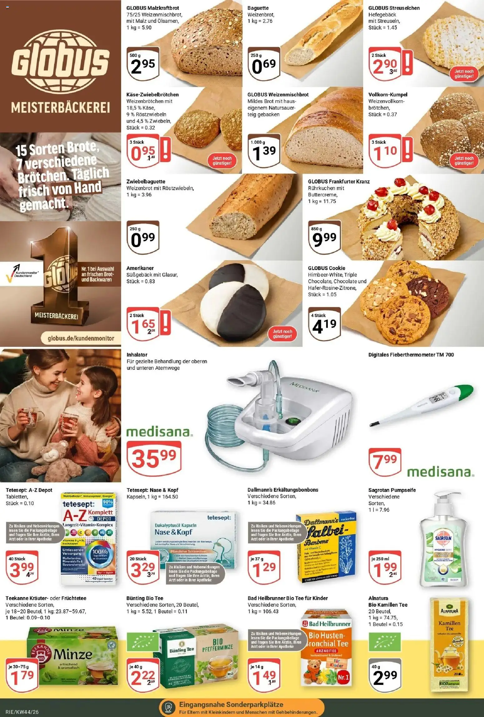 Vorschau von dem Prospekt des Geschäftes Globus, gültig ab dem 26.10.2026