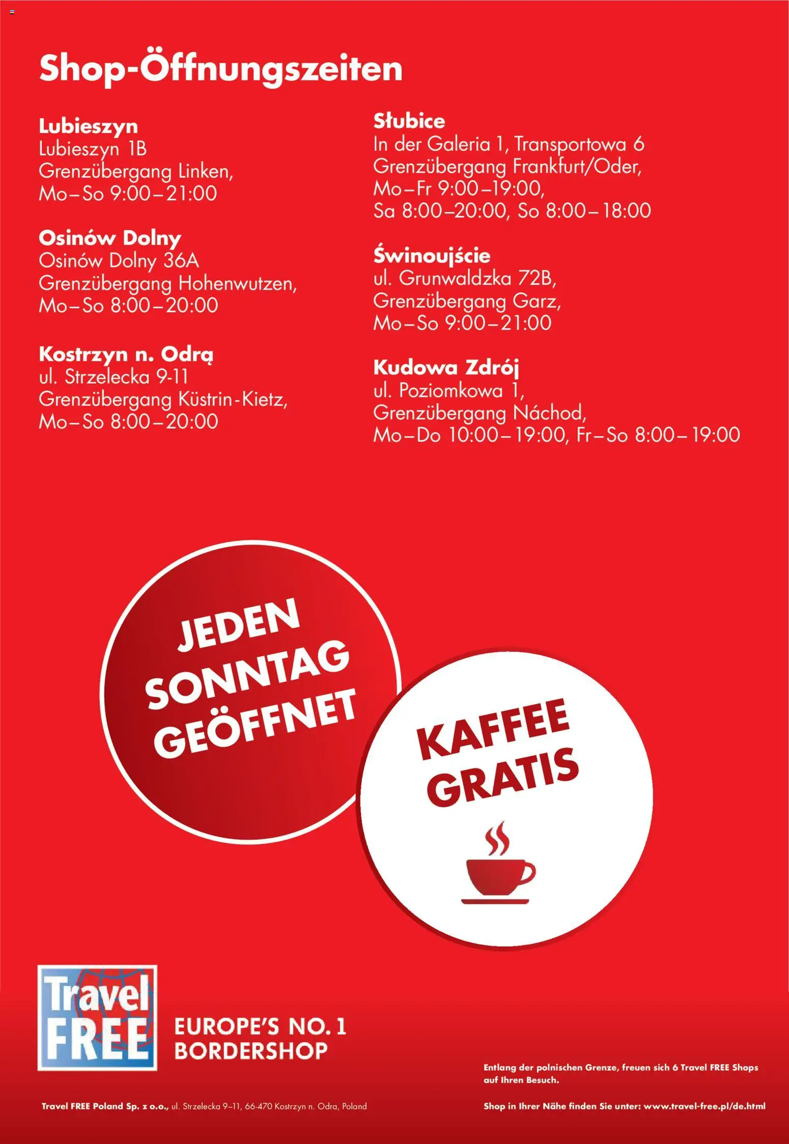 Vorschau von dem Prospekt des Geschäftes Travel Free, gültig ab dem 01.09.2026 - Kaffee