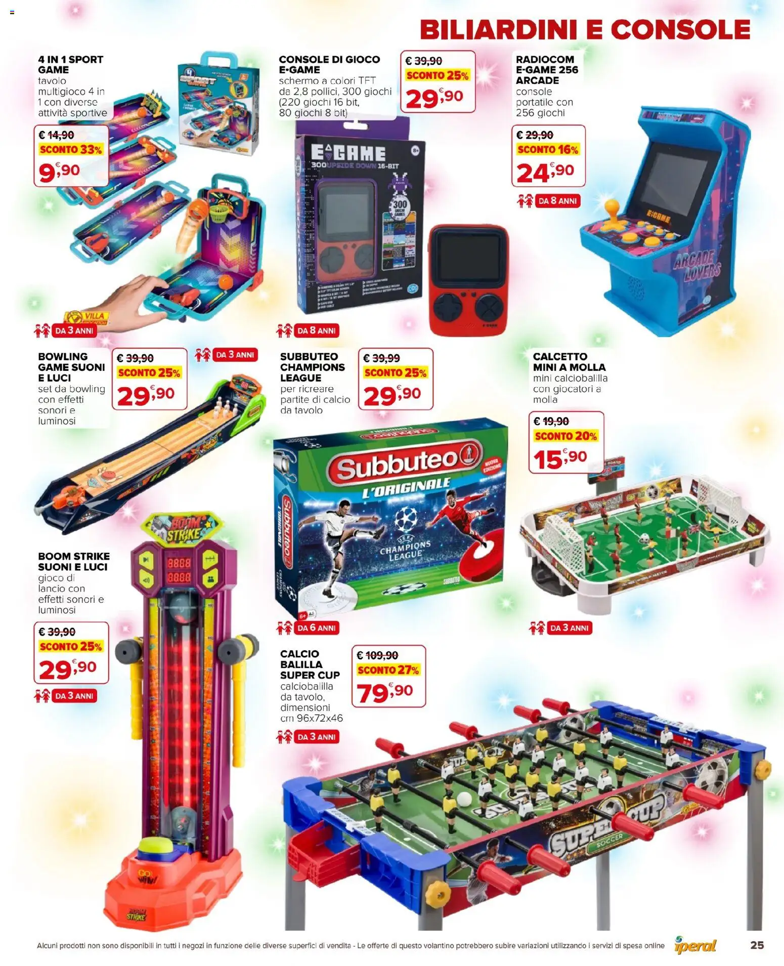 Anteprima dell'opuscolo Iperal volantino Giocattoli dal negozio Iperal valido da 28/10/2026 - Gioco, Tavolo, Schermo, Console di gioco