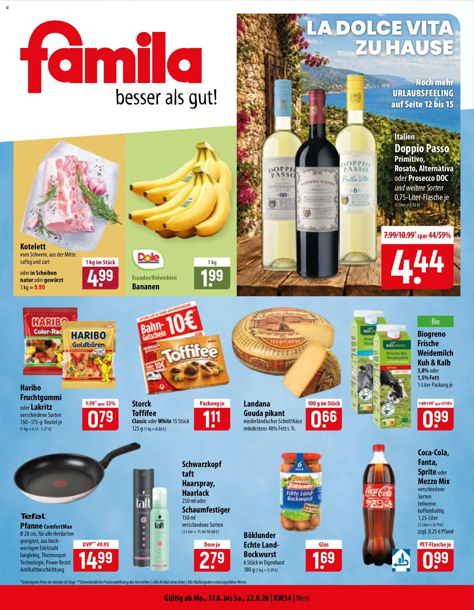 Vorschau von dem Prospekt des Geschäftes Famila, gültig ab dem 17.08.2026