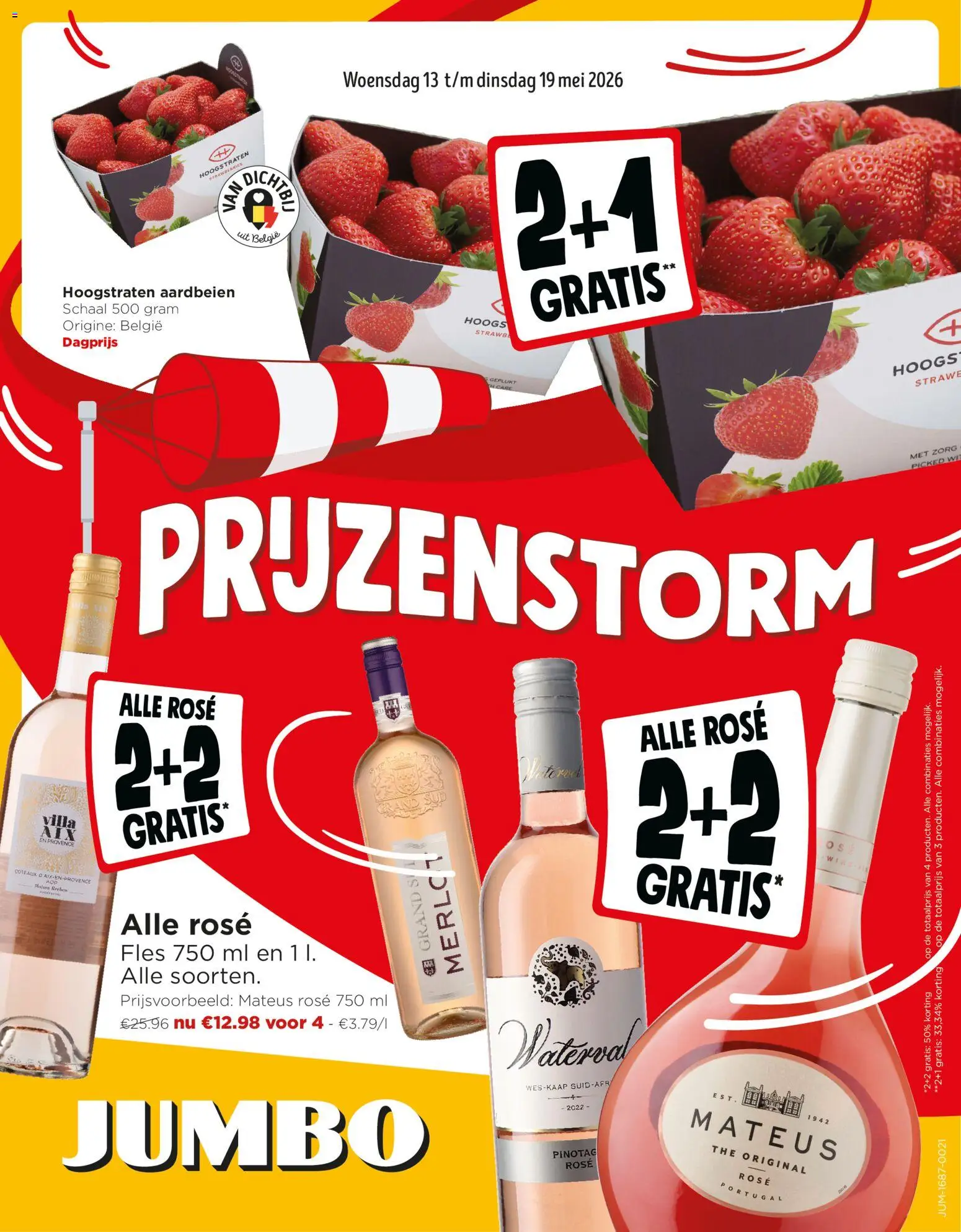 Voorbeeld van JUMBO Folder / Publicité van winkel JUMBO geldig vanaf 13/05/2026 - Aardbeien, Schaal, Fles