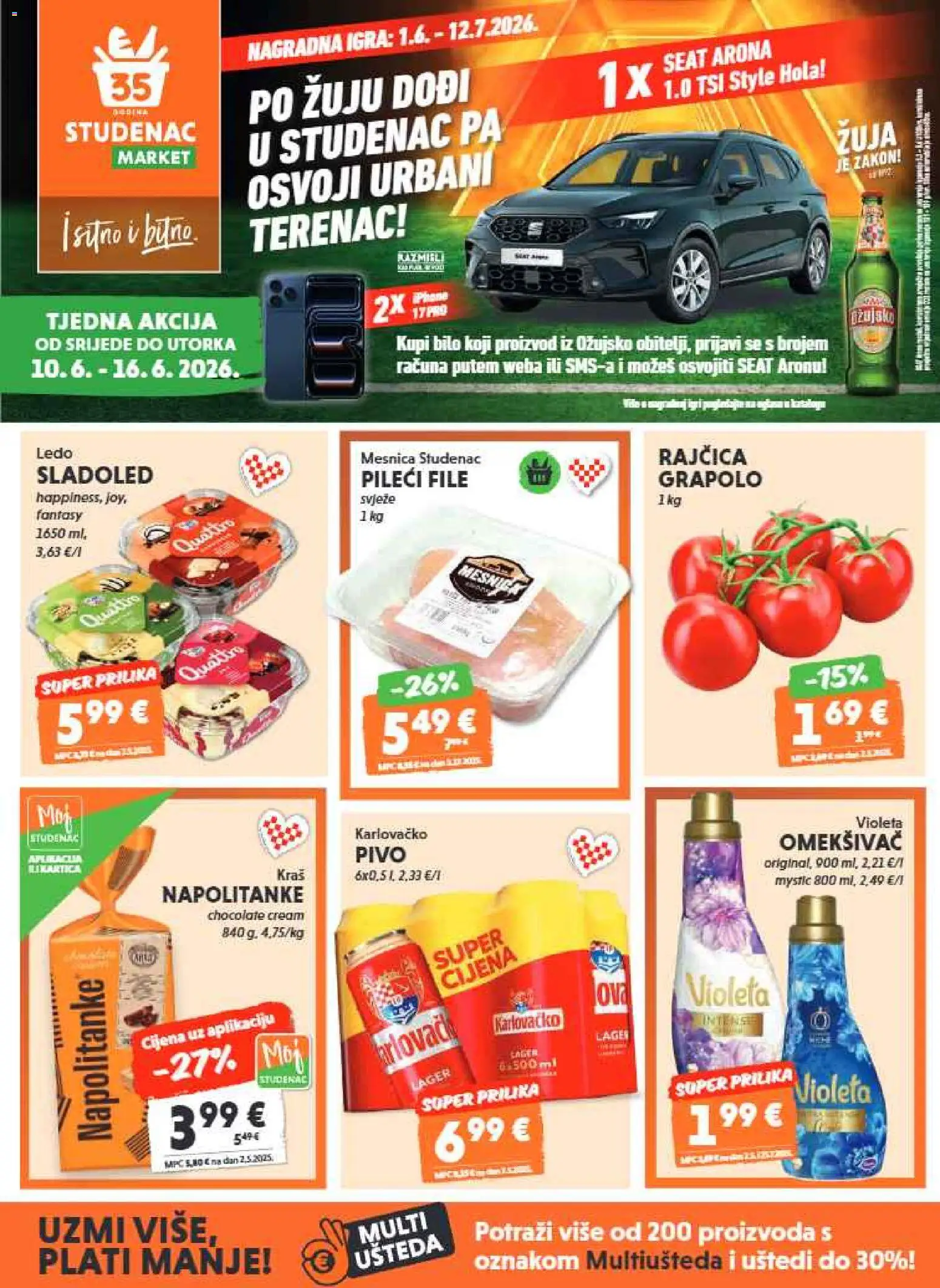 Pregled letka Studenac Katalog trgovine Studenac vrijedi od 10.06.2026