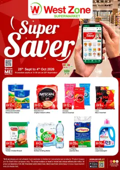 Preview of the catalogue Westzone Supermarket offers of store Westzone Supermarket valid from 25 Sep, 2026