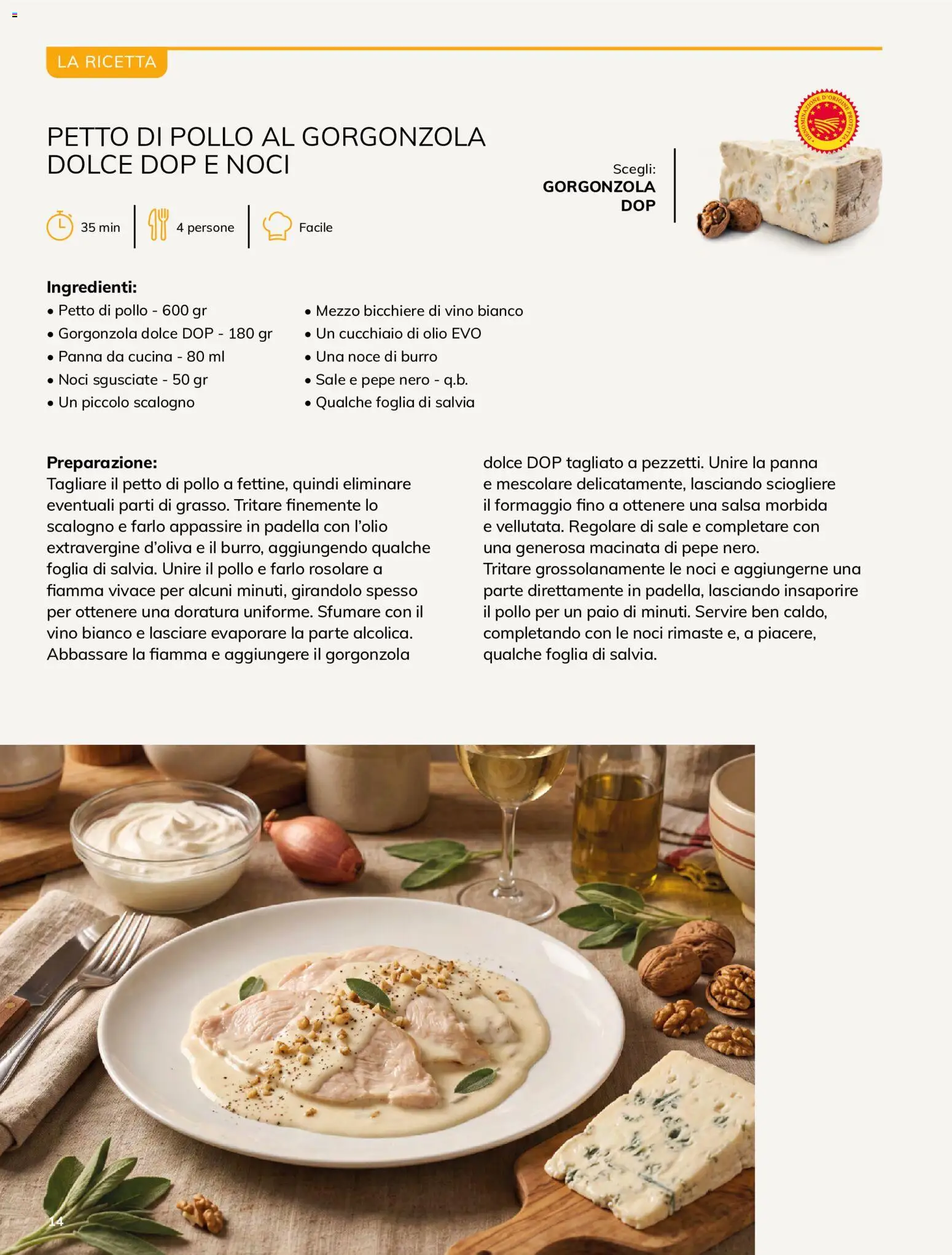 Anteprima dell'opuscolo Basko volantino Magazine ottobre dal negozio Basko valido da 12/10/2026 - Gorgonzola, Vino, Noci, Olio, Burro, Salsa, Panna da cucina, Vino bianco