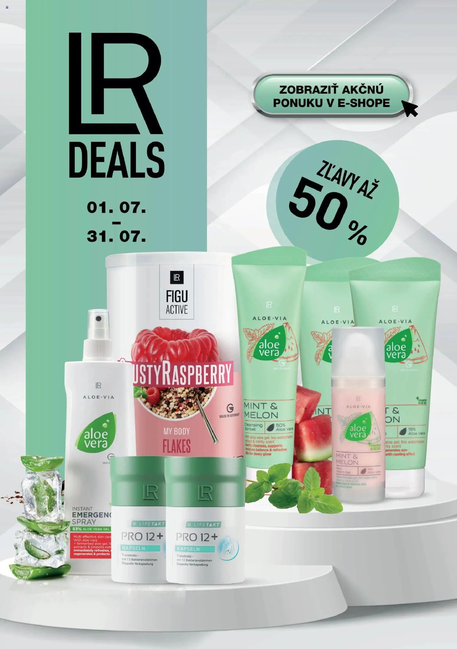 Náhľad LR letáku platného od 01.07.2026 - Aloe Vera, Sorbet, Melón