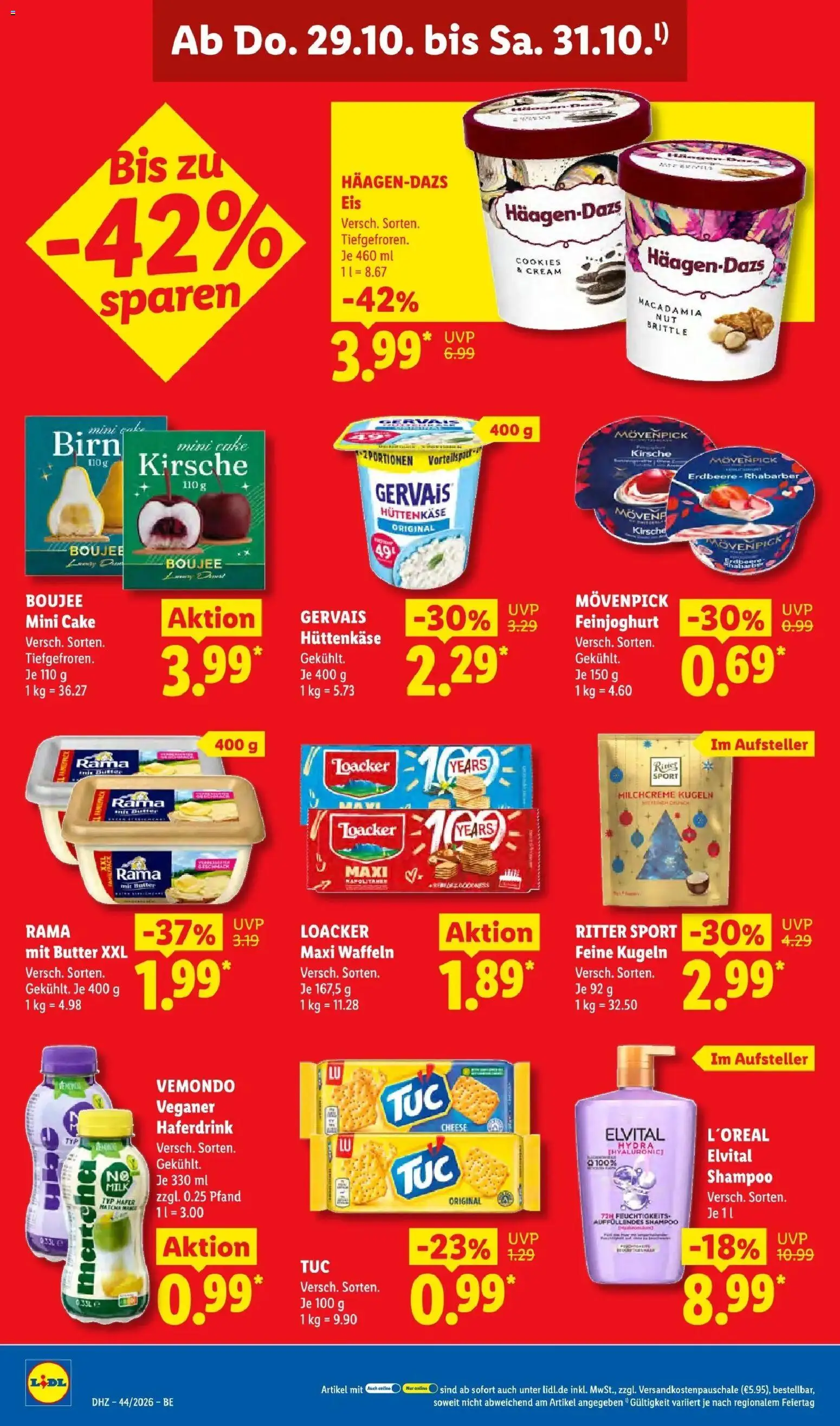 Vorschau von dem Prospekt des Geschäftes Lidl, gültig ab dem 26.10.2026