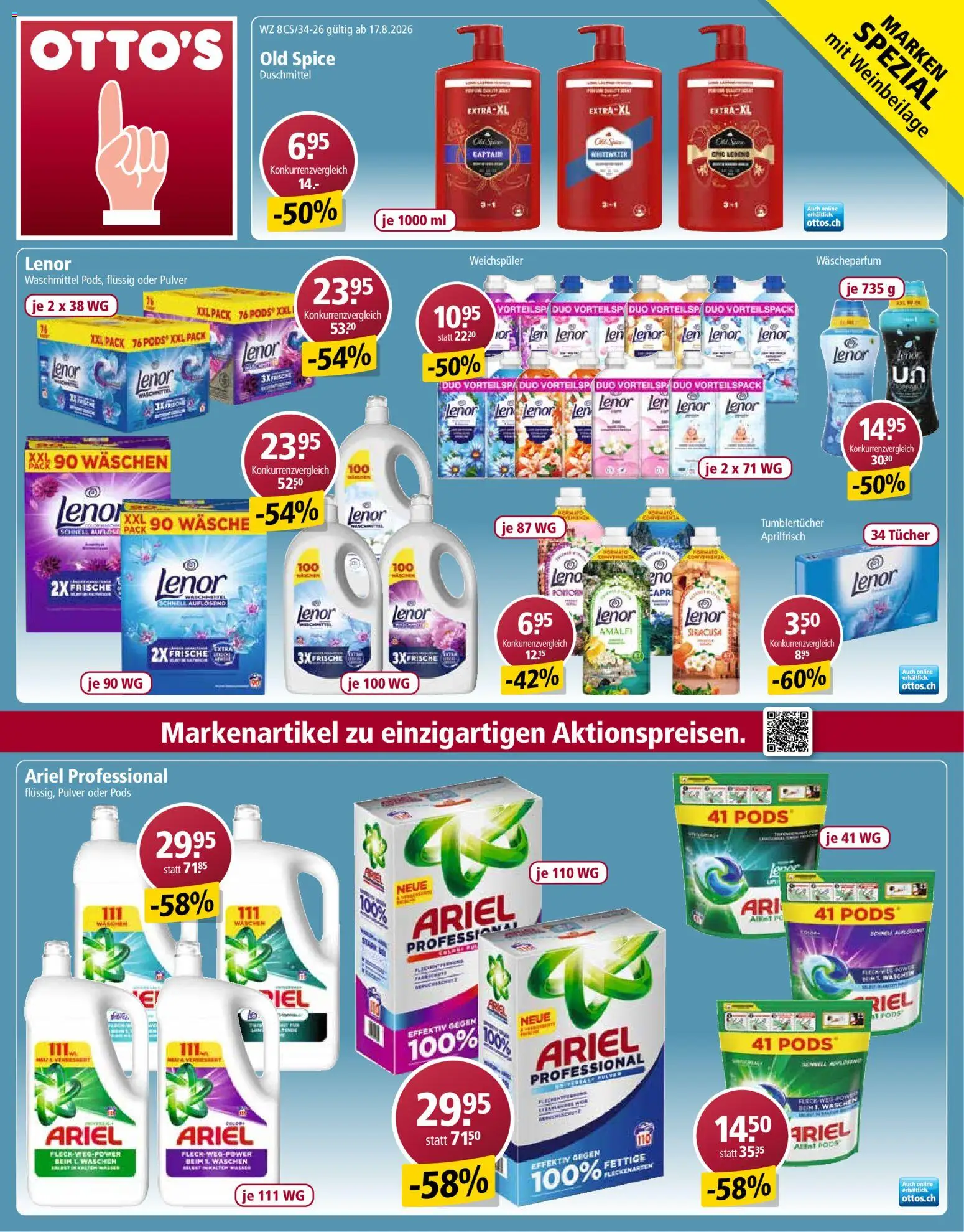 Vorschau des Merkblatts Otto's aktionen Marken Spezial vom Shop Otto's gültig von 17.08.2026 bis 