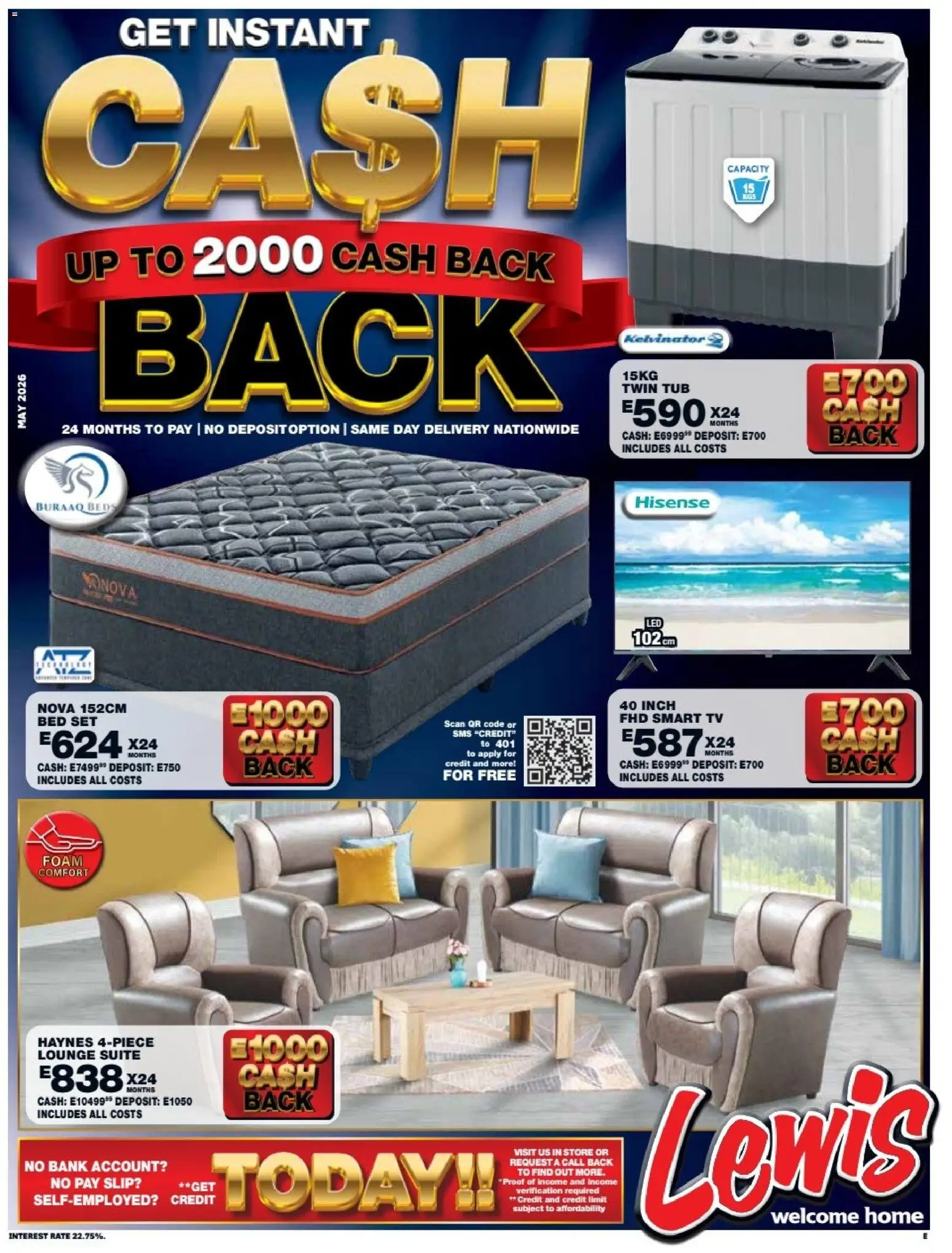 Preview of Lewis Stores flyer valid from 11/05/2026