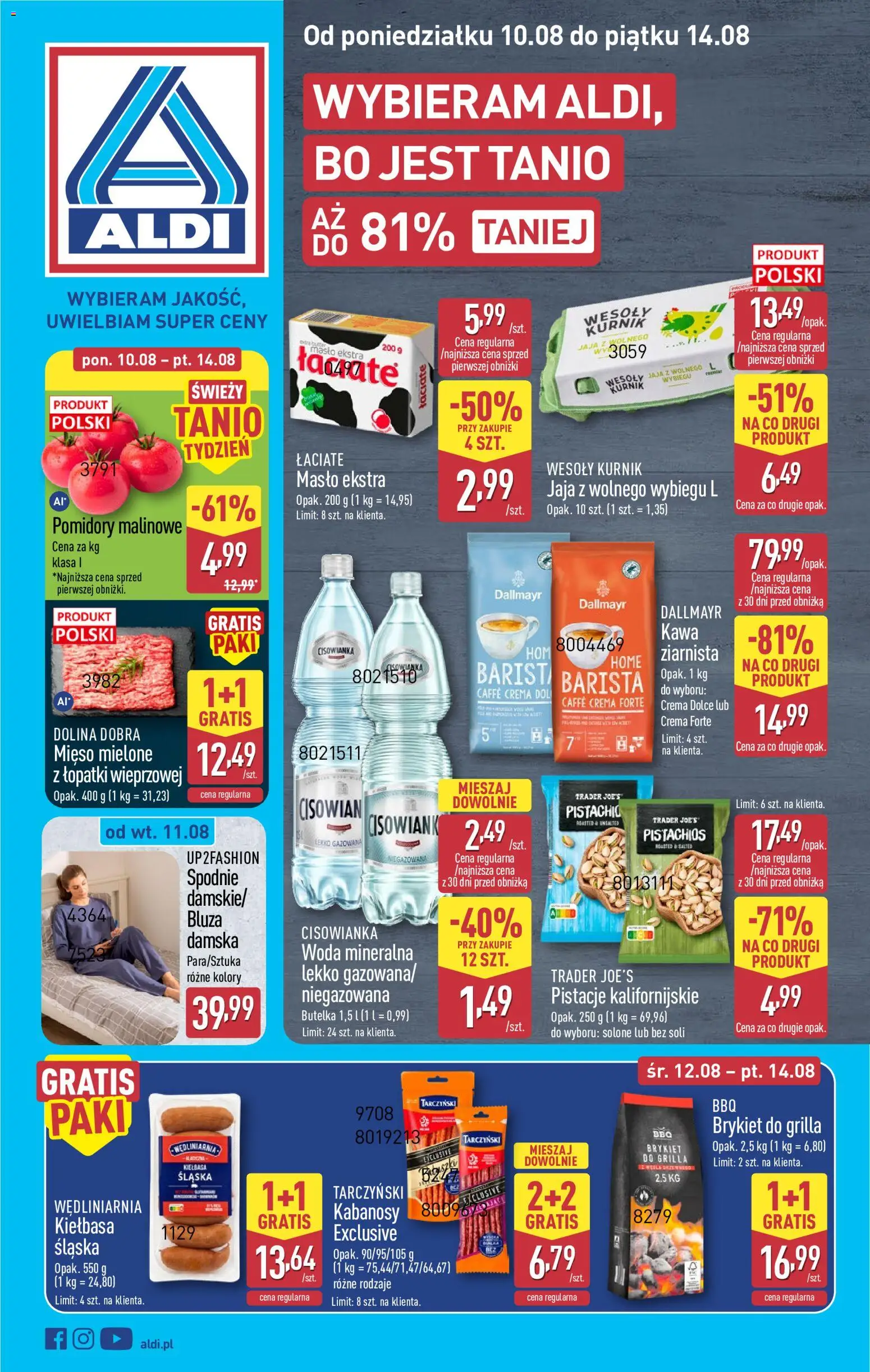 Pogląd gazetki "Aldi gazetka" ze sklepu Aldi ważnej od 10.08.2026