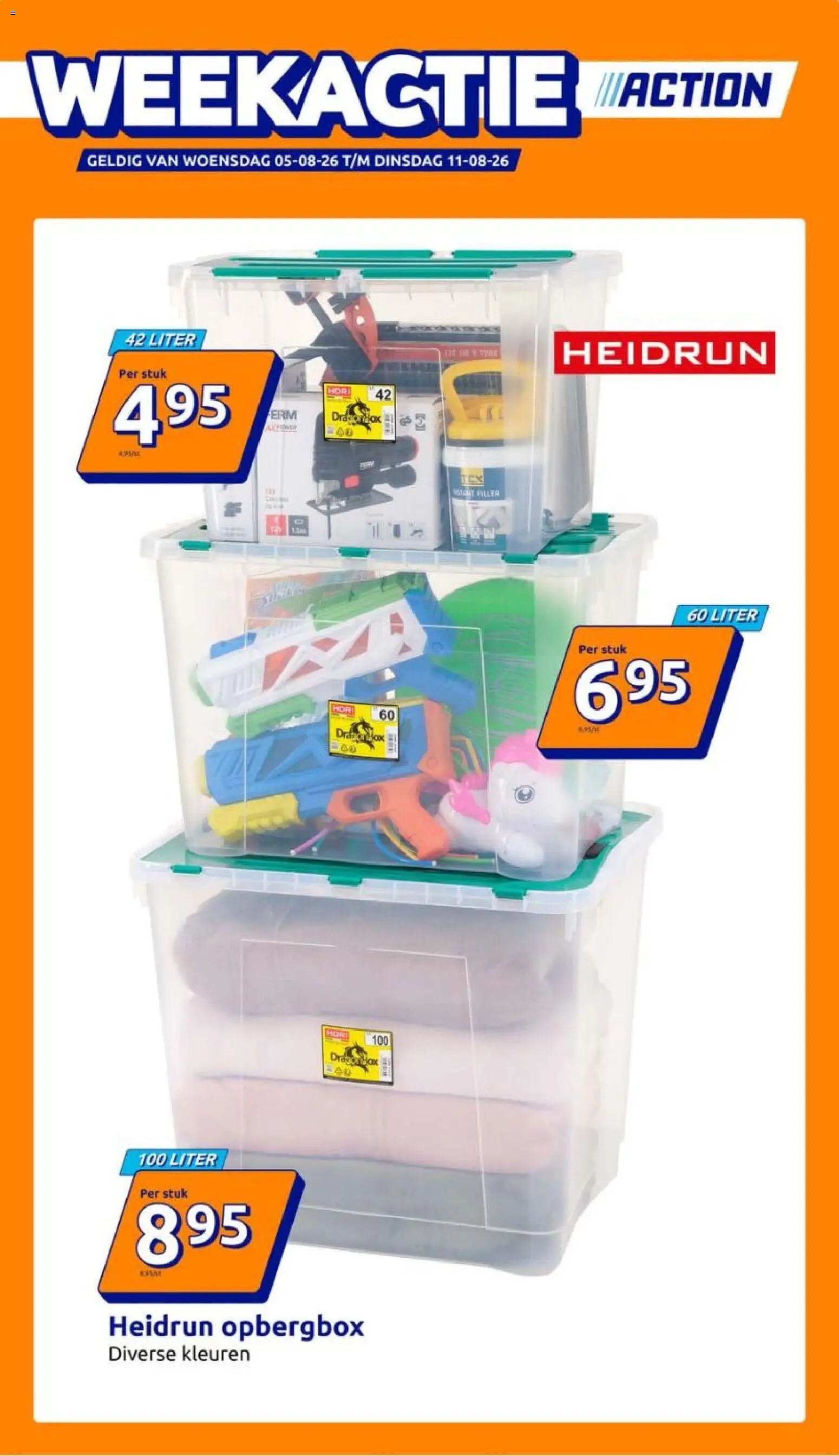 Voorbeeld van Action folder week 32 van winkel Action geldig vanaf 05/08/2026