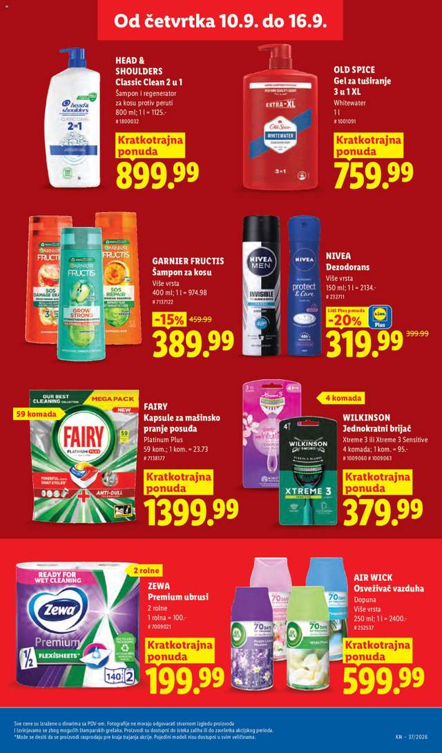 Novi Lidl katalog od 10.09.