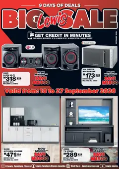 Preview of Lewis Stores flyer valid from 18/09/2026