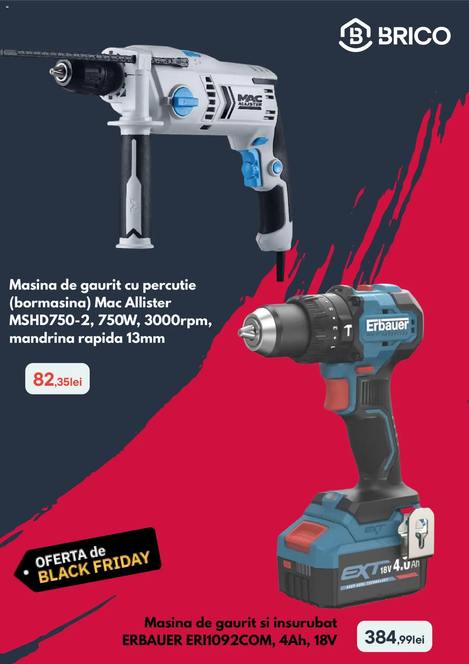 Previzualizarea de cataloage: Brico Depot Brico Depot Black Friday valabil de la 29.10.2026