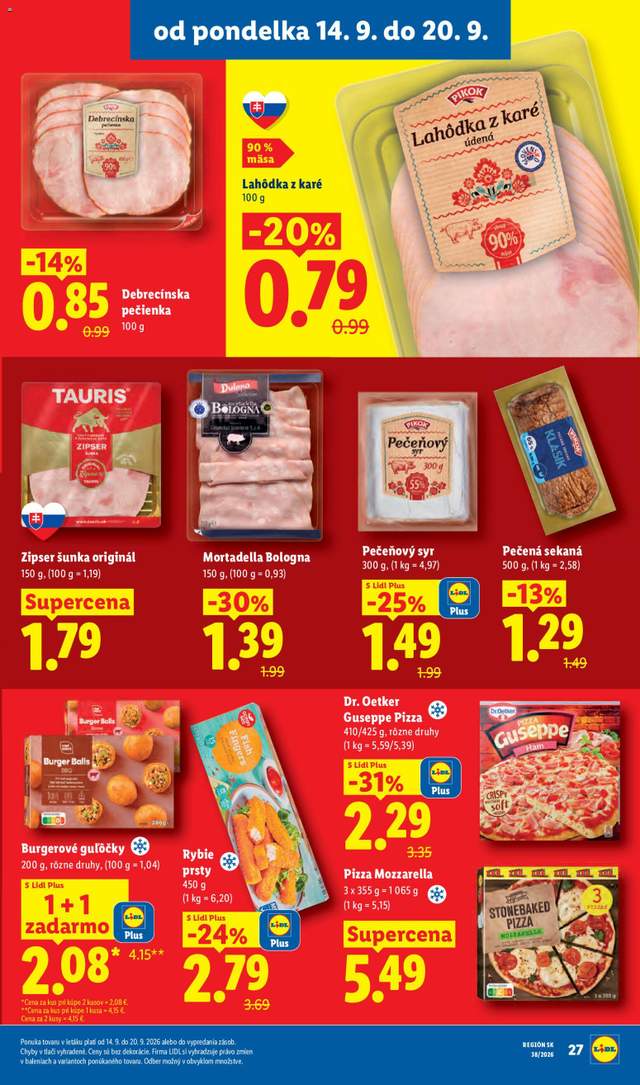 Nový Lidl leták od 14.09.