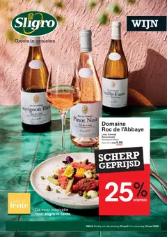 Voorbeeld van Sligro Folder Wijn van winkel Sligro geldig vanaf 30/04/2026