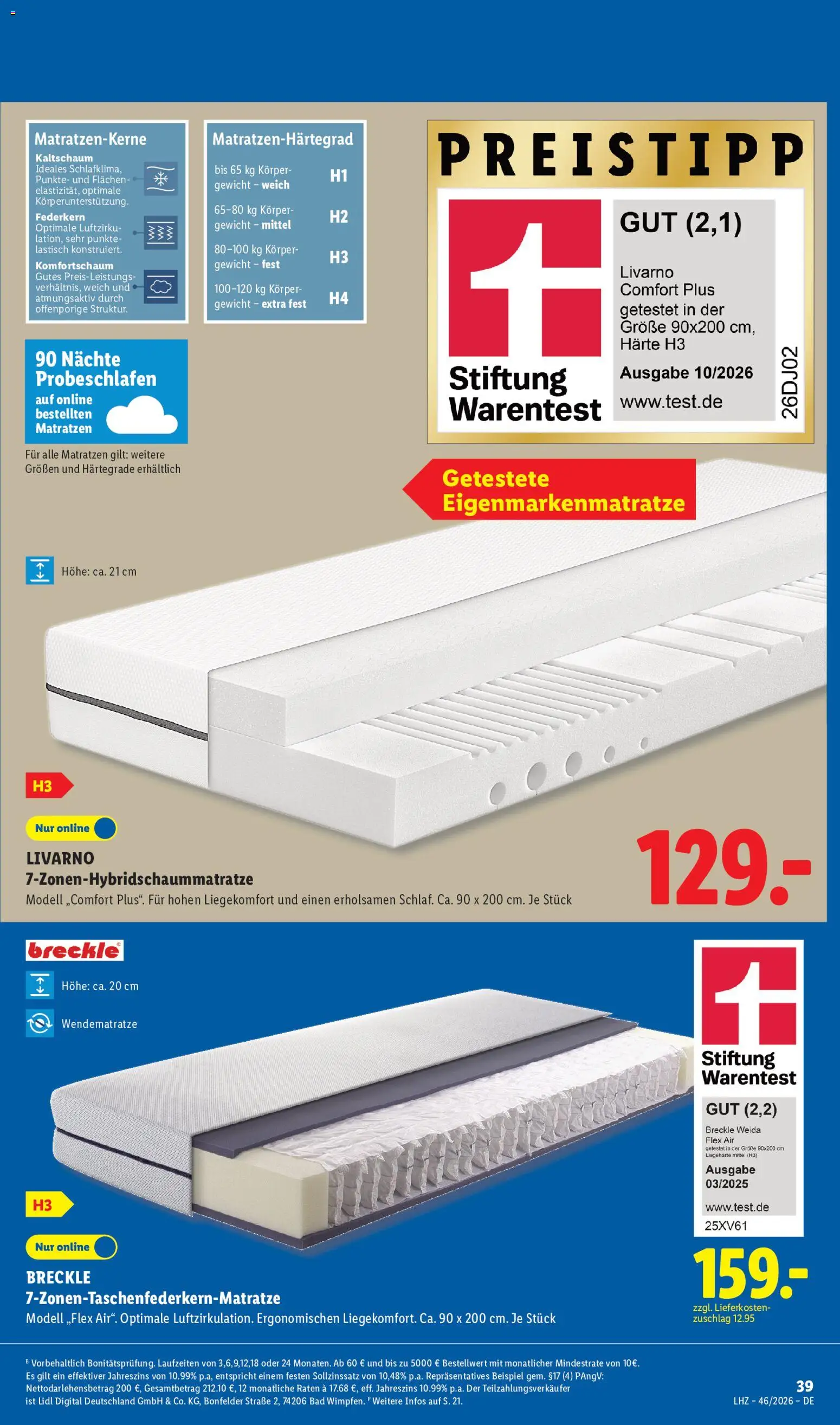 Vorschau von dem Prospekt des Geschäftes Lidl, gültig ab dem 09.11.2026