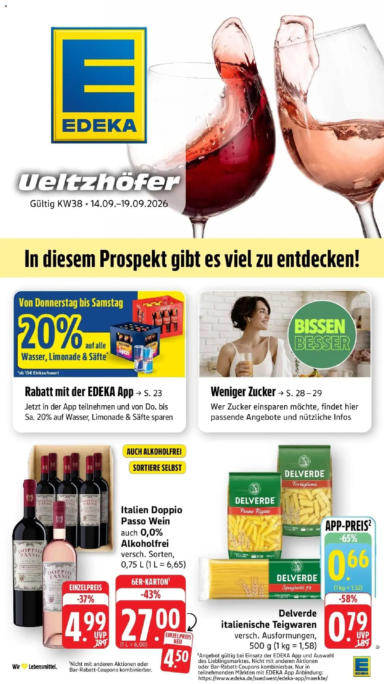 Vorschau von dem Prospekt des Geschäftes Edeka, gültig ab dem 14.09.2026