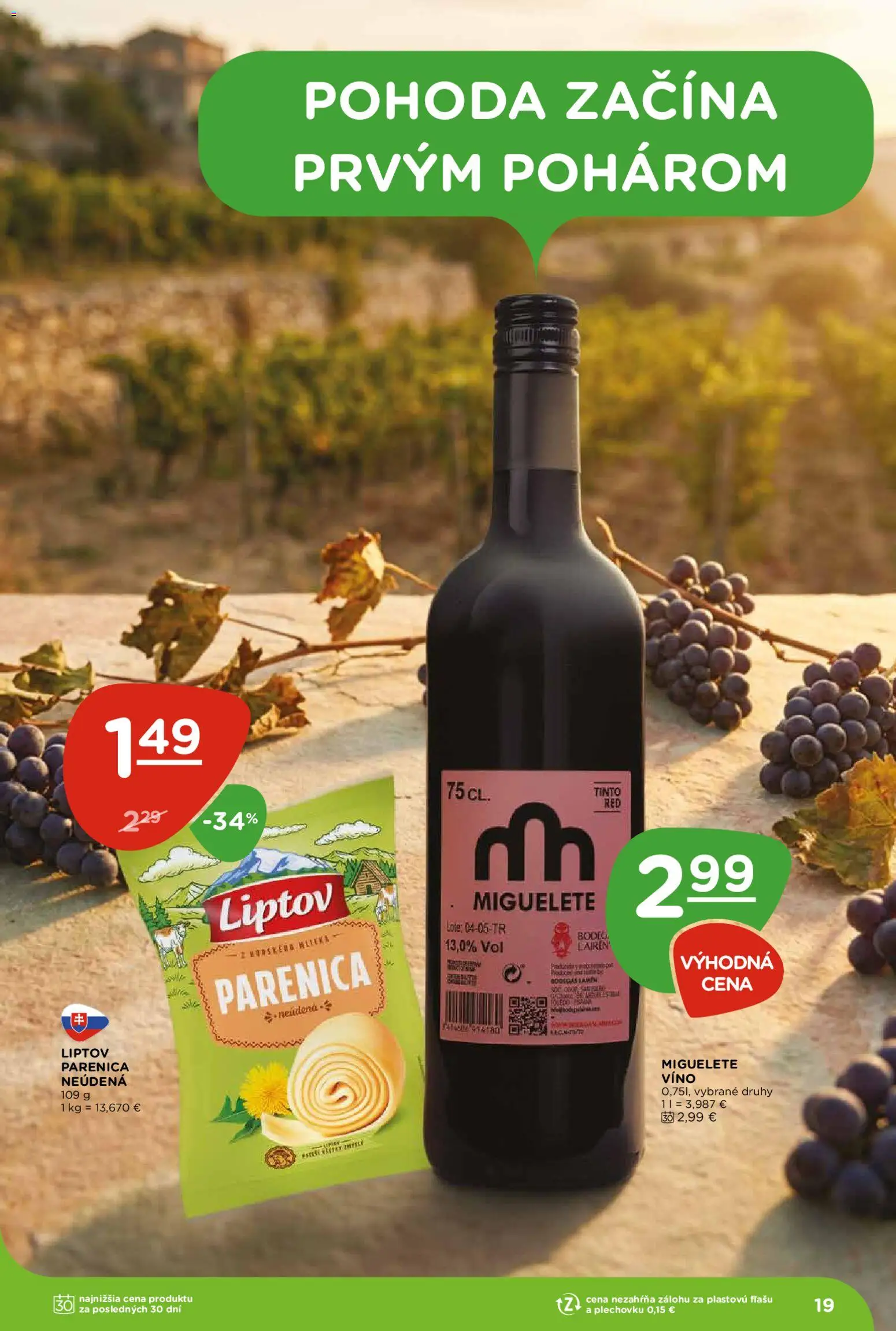 Náhľad Terno letáku platného od 08.10.2026 - Víno