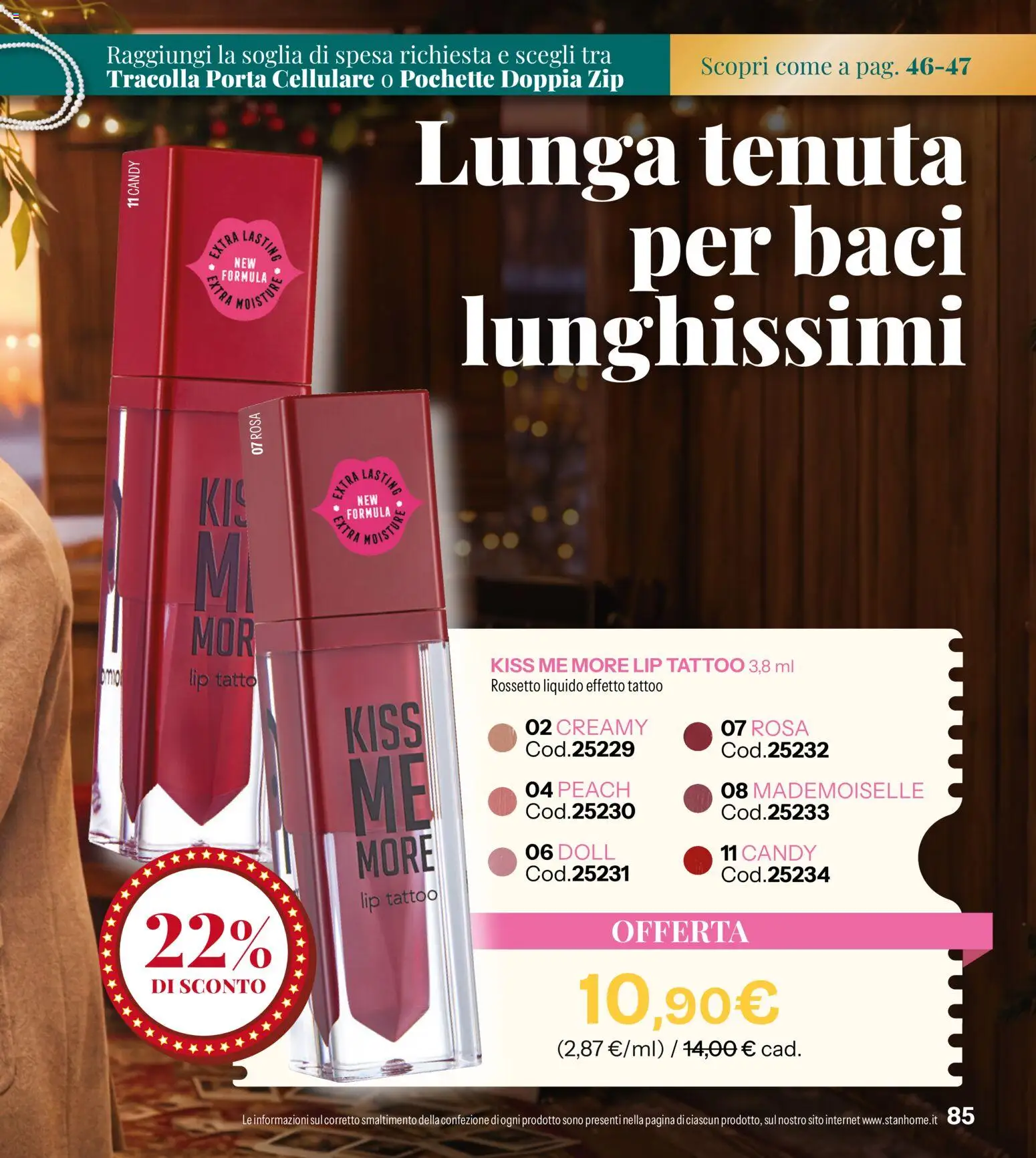 Anteprima dell'opuscolo Catalogo Stanhome Natale dal negozio Stanhome valido da 27/10/2026 - Rossetto, Cellulare, Porta